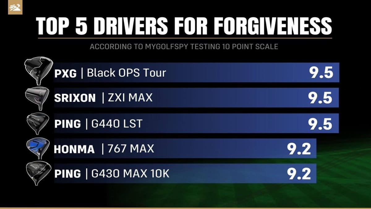 2025年おすすめドライバー寛容性ランキングTOP5