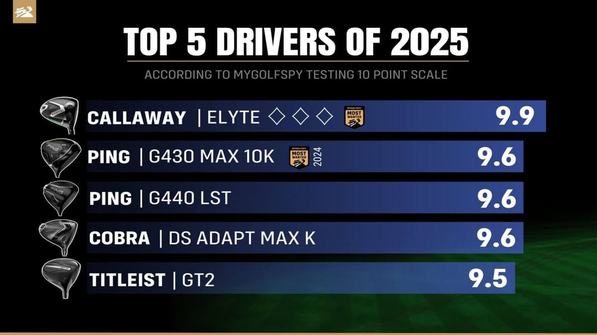 2025年おすすめドライバー総合ランキングTOP5