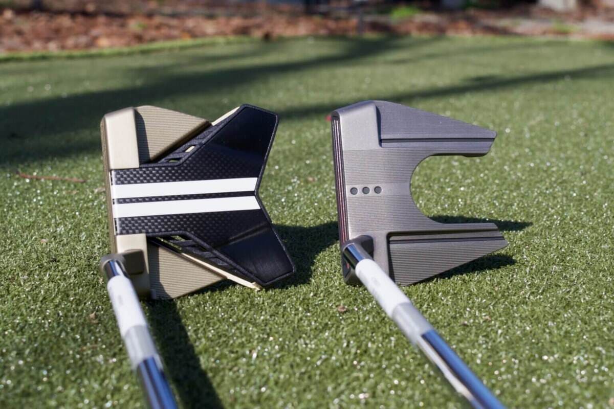 コブラ3DP TOURパターの異なるヘッド形状と構造比較