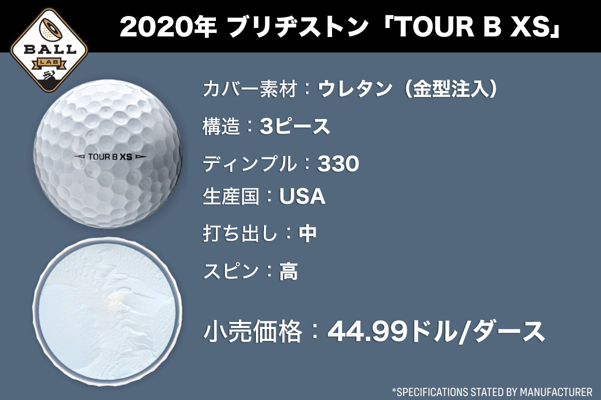 年 ブリヂストン Tour B Xs タイガーのボールを調査