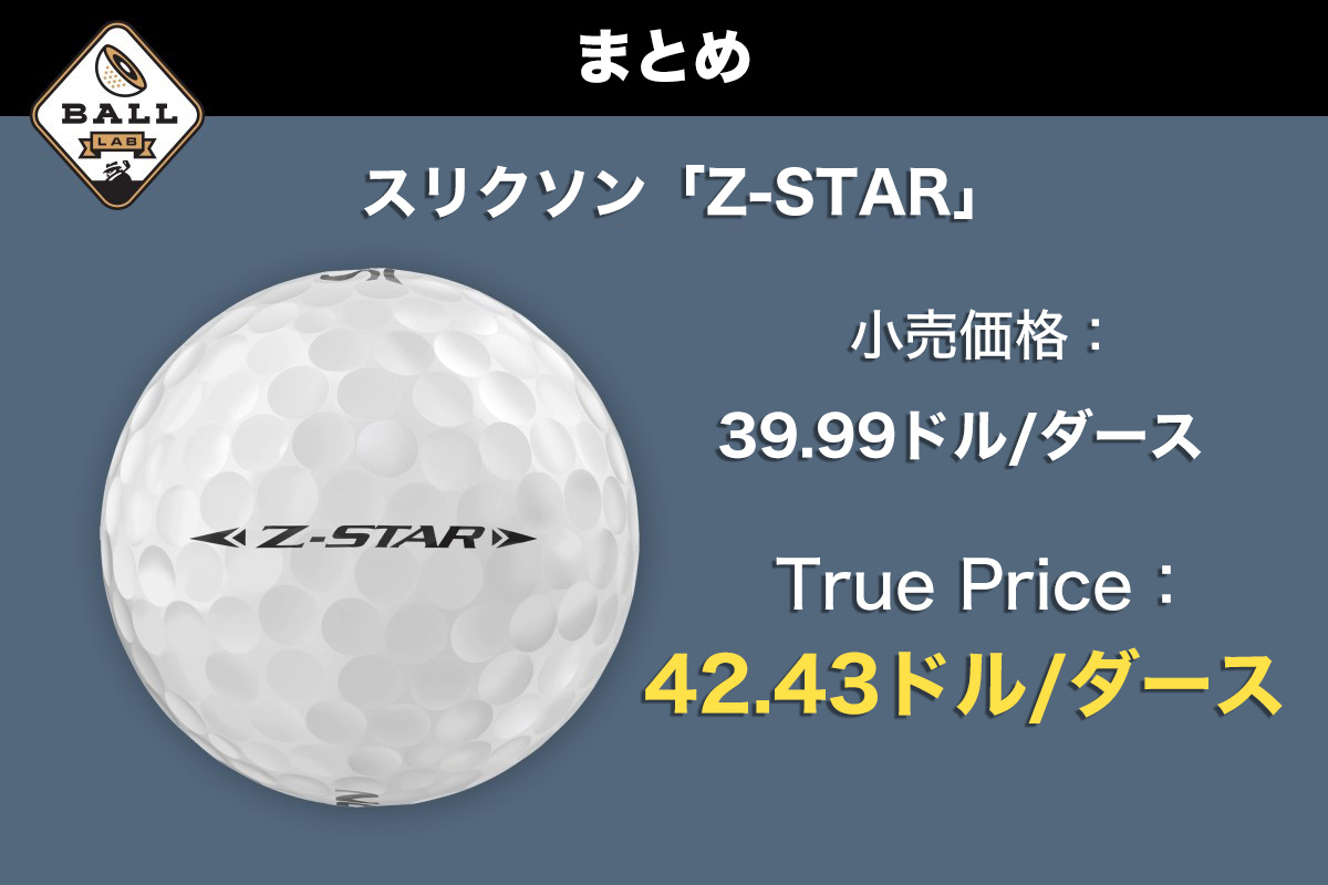 業界で最も薄いカバーのスリクソン「Z-Star」ゴルフボールを調査