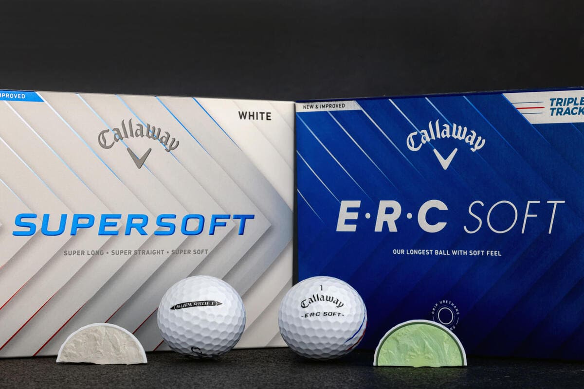 キャロウェイ「E・R・C SOFT」と「SUPERSOFT」最新モデル発売！飛距離・打感・コントロールが進化