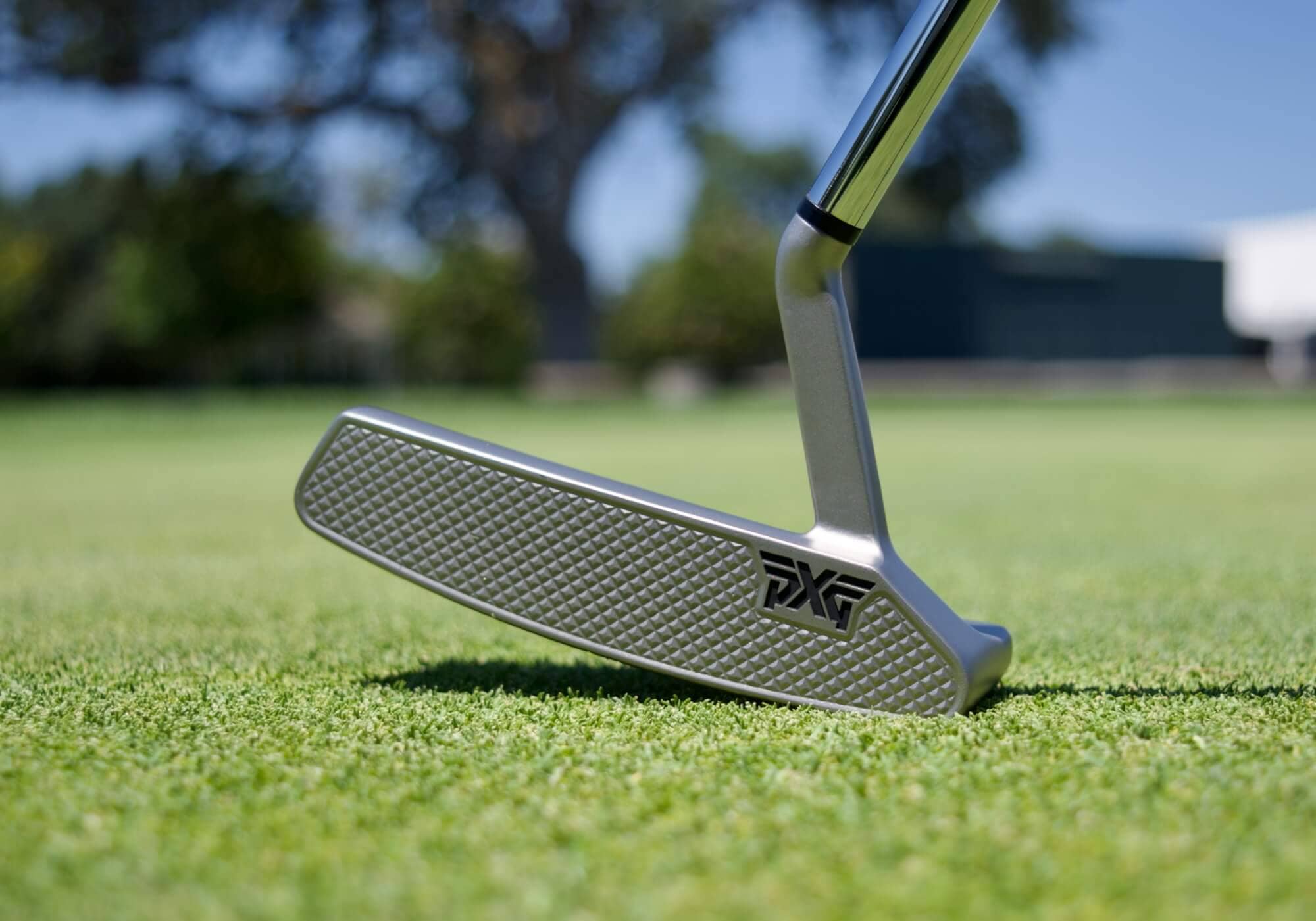 PXG「Hellcat ZT」パターを真上から撮影。特徴的なアライメントラインとソリッドなフェース構造が見える。