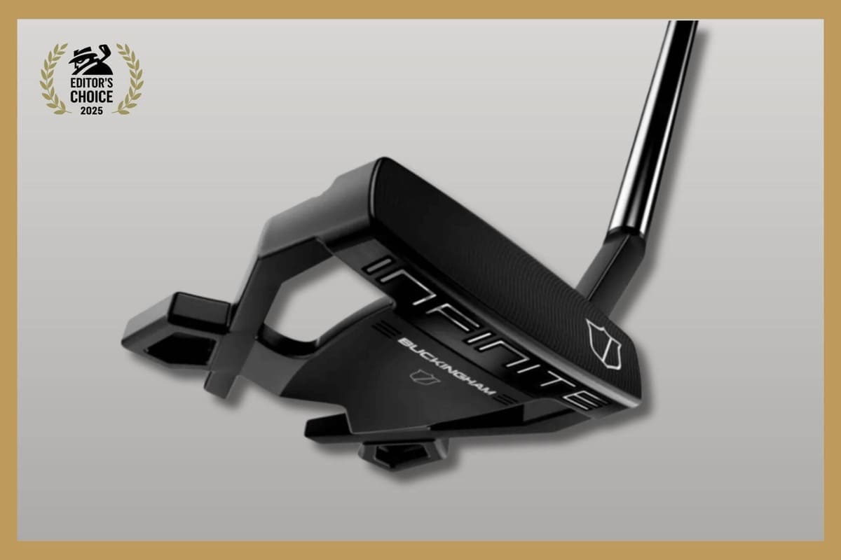 黒いパター「INFINITE BUCKINGHAM」。近代的なヘッドデザインが特徴的。