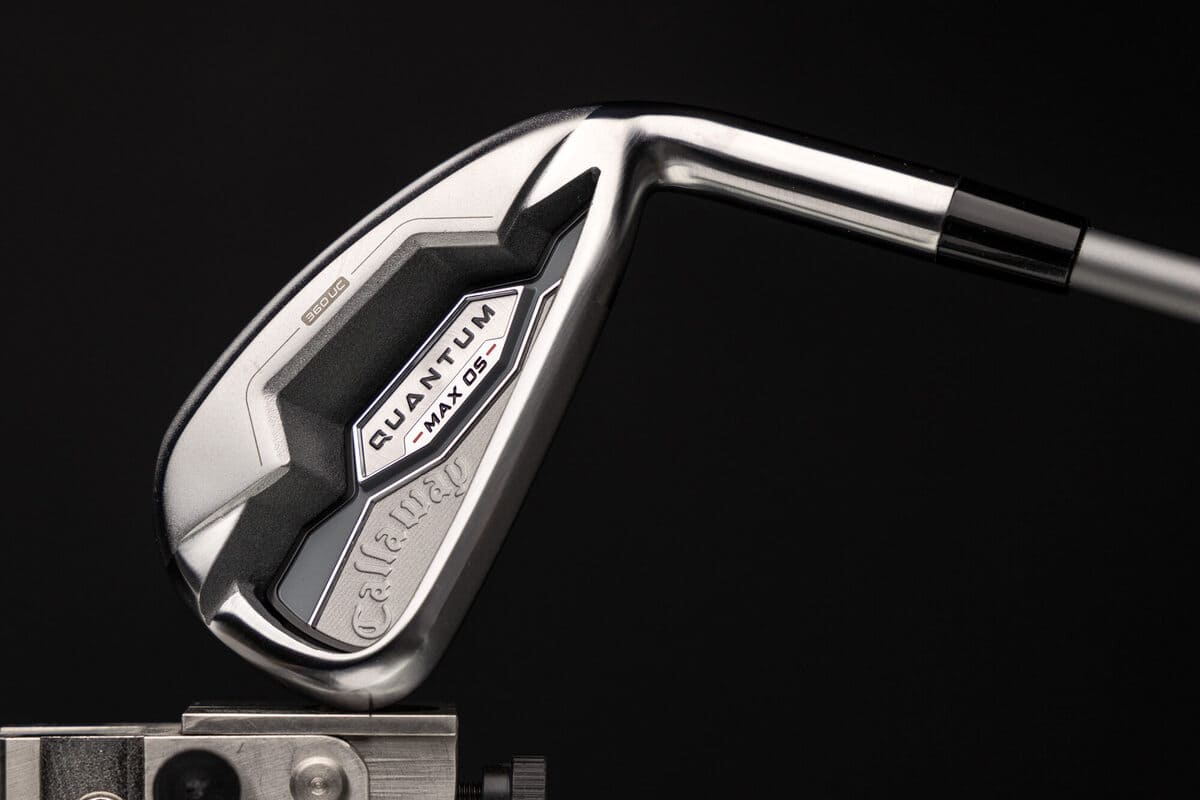 キャロウェイ「Quantum」アイアン3モデルのフェース形状とトップライン比較