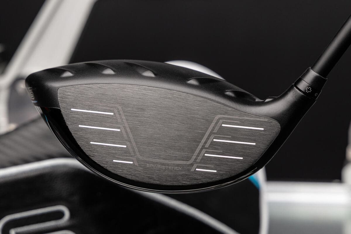 PING「G440 K」ドライバーのフェース。直進性と安定性を重視したフェース設計