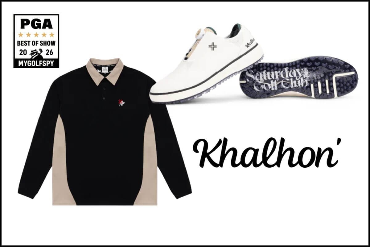 PGA Show 2026でMyGolfSpy Best of Showを受賞したKhalbnのゴルフシューズとアパレル製品