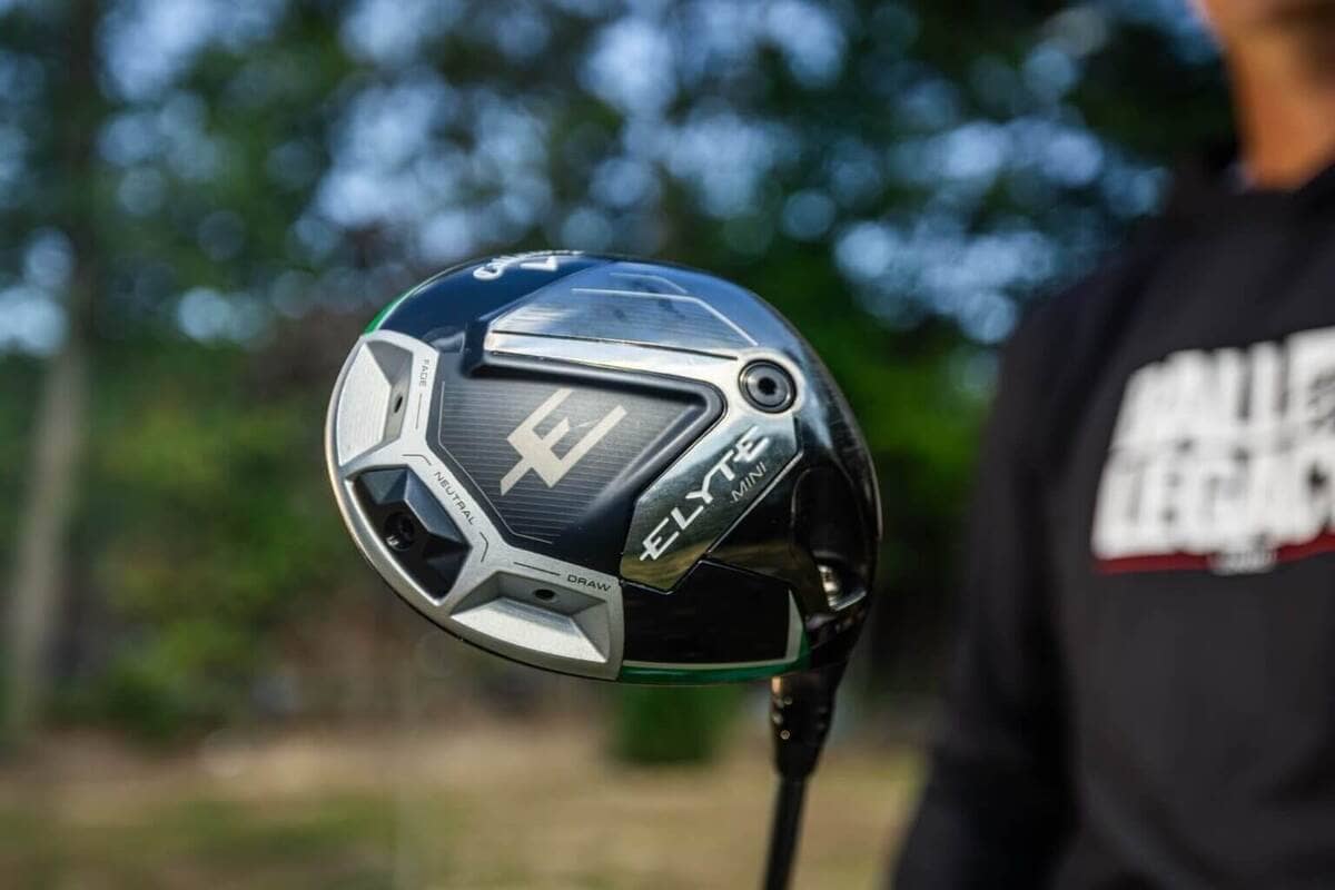 キャロウェイ ELYTE MINI ドライバーのソール構造とウェイトポジション、飛距離と操作性を両立したミニドライバー