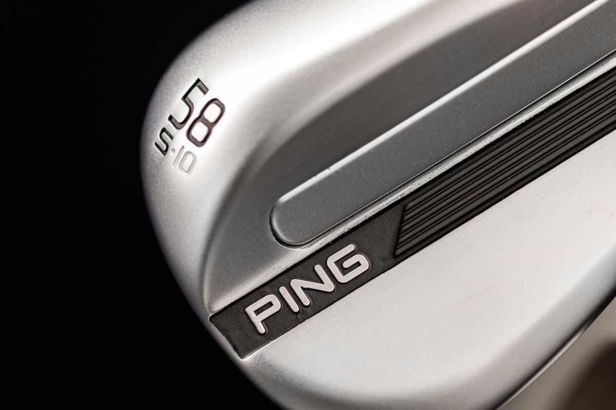 PING「S259」ウェッジのネック部刻印。モデル名「S259」が確認できるクローズアップカット