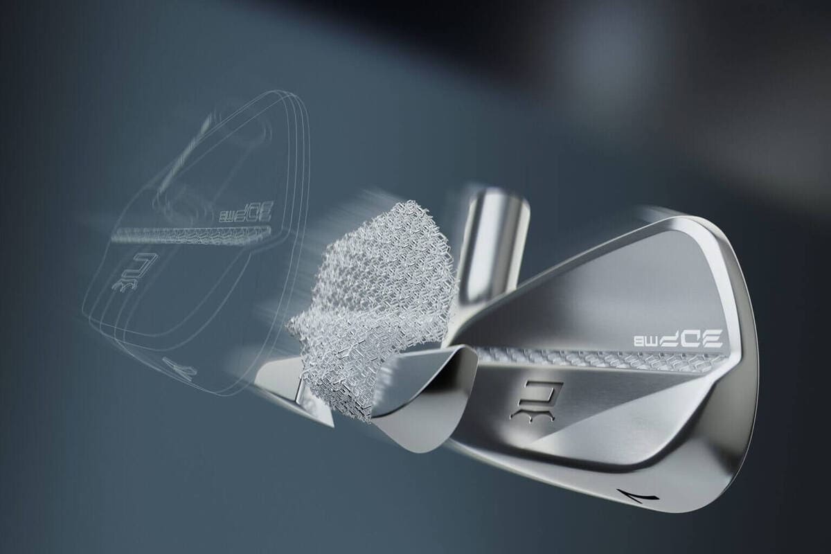 コブラ3Dプリントアイアンの内部構造イメージ