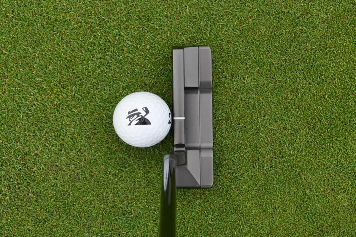 ミズノM.CRAFTパターのアドレス時の構え