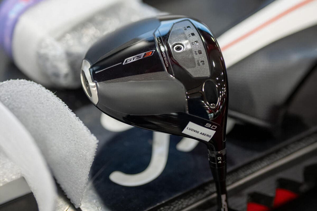 タイトリストGTS3ドライバー装着状態（9度モデル）