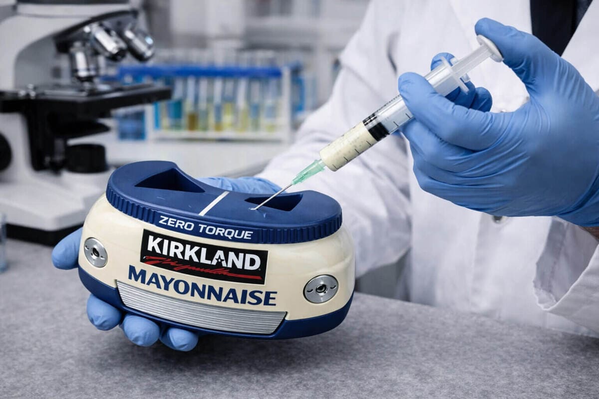 KirklandゼロトルクパターのAI設計開発イメージ