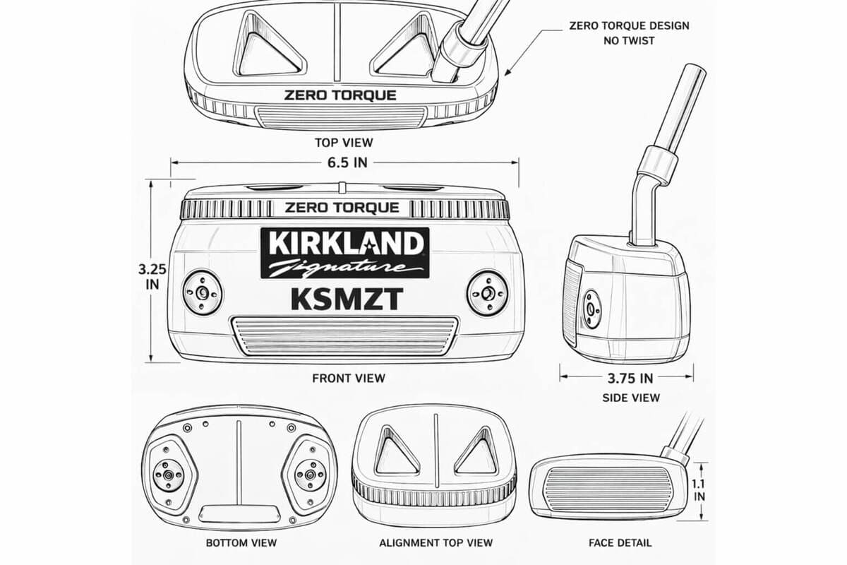 Kirklandゼロトルクパターの設計図と構造
