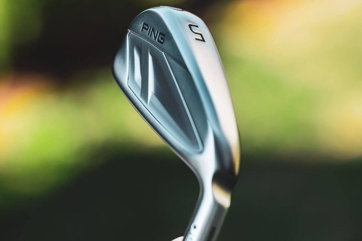 PING i540アイアン5番のバックフェースとヘッド形状