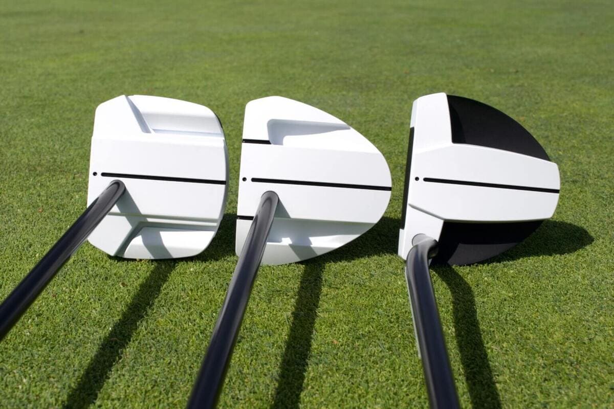 Pingパター上面のアライメントライン比較