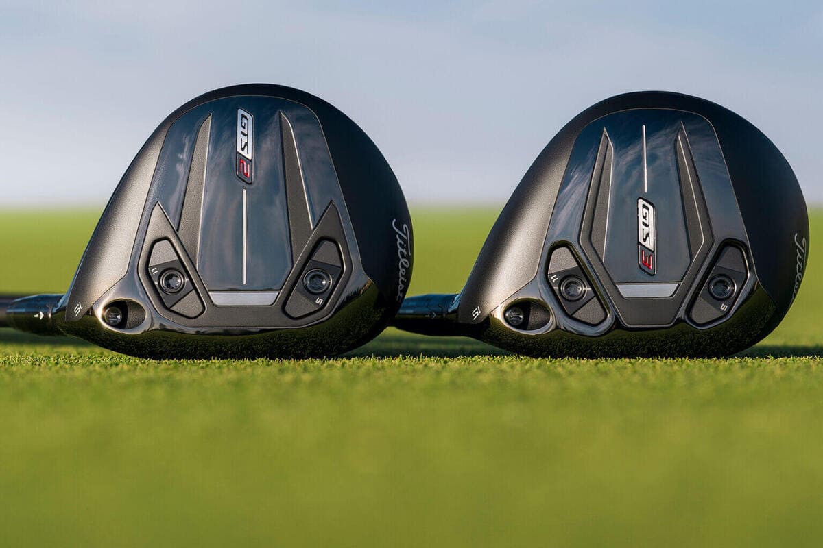 GTS2とGTS3フェアウェイウッドの形状比較画像